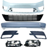 Caddy MK4 SWB Front & Rear Primed Bumpers With Bumper Lower Inserts