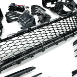 Golf MK7.5 GTI lower Grilles, LED DRL Fog Lamps, Covers & Wiring Complete Kit