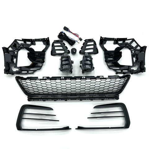 Golf MK7.5 GTI lower Grilles, LED DRL Fog Lamps, Covers & Wiring Complete Kit