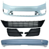 Caddy MK4 SWB Front & Rear Primed Bumpers With Bumper Lower Inserts
