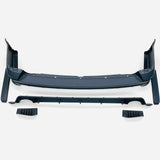 T5 T5.1 T6 T6.1 TL-RS Rear Bumper With Custom Exhaust System (Carbon)