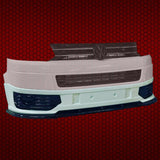 T5.1 Sportline Lower Spoiler Painted Candy White & Gloss Black Splitter