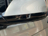 T5.1 T6 T6.1 Gloss Black Mirror Covers Pair Underneath Mirror Cover Transporter 10 onwards