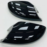 T5.1 T6 T6.1 Gloss Black Mirror Covers Pair Underneath Mirror Cover Transporter 10 onwards