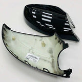 T5.1 T6 T6.1 Gloss Black Mirror Covers Pair Underneath Mirror Cover Transporter 10 onwards
