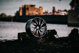 CALIBRE STORM 20" WHEEL & TYRE PACKAGE (BLACK/POLISHED)