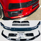 T6 Sportline Lower Spoiler, Gloss Black Splitter & Lower Grilles Brand NEW