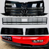 T6 Front Grille Lower Grilles & Splitter Gloss Black Transporter 15 On Radar