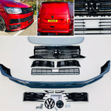 T6 Sportline Lower Spoiler Radar Gloss Black Grilles Tailgate Spoiler