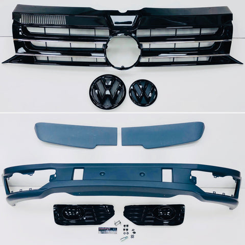 T5.1 Sportline Lower Spoiler Grille & Twin Rear Spoiler Transporter 10-15