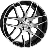 CALIBRE EXILE-R 20" WHEEL & TYRE PACKAGE (BLACK/POLISHED)