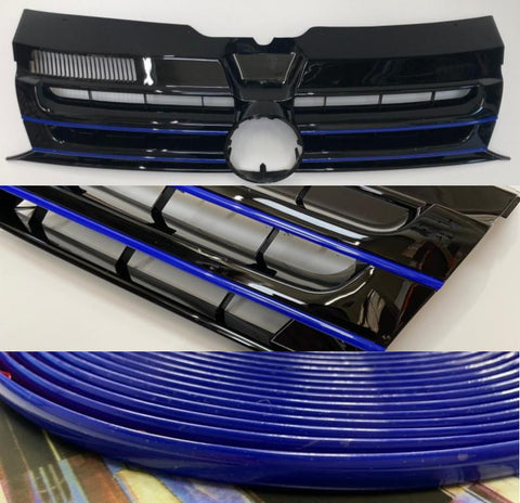 T5.1 Sportline Grille Blue Styling Strip Only 10-15 Brand New