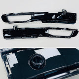 VW T6 Gloss Black Fog Light Covers (Suitable for vehicles with or without parking sensor’s)