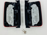 Caddy Rear Lights Genuine Tinted RHD Pair Upgrade To 2015 Onwards Style