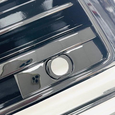 T6 Transporter Gloss Black Lower Grilles 3pcs With Chrome Trims Brand New