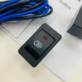 Universal Fog Light Wiring Kit & Red LED Square Switch