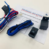 Universal Fog Light Wiring Kit & Red LED Square Switch