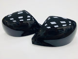 T5.1 T6 T6.1 Gloss Black Mirror Covers / Caps Pair