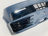 VW T6 Front Bumper Sportline Lower Spoiler Gloss Black DRL Kit & Led Fog Kit