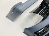 T6 Front & Rear Primed Bumpers Lower Spoiler Gloss Black Grilles Tailgate 15