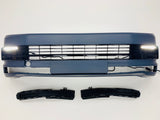 T6 Transporter Front Bumper Primed & Gloss Black DRL Kit Transporter 15 On
