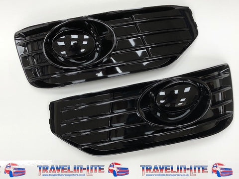 T5.1 Sportline Fog Light Inserts (gloss black covers) 10-15