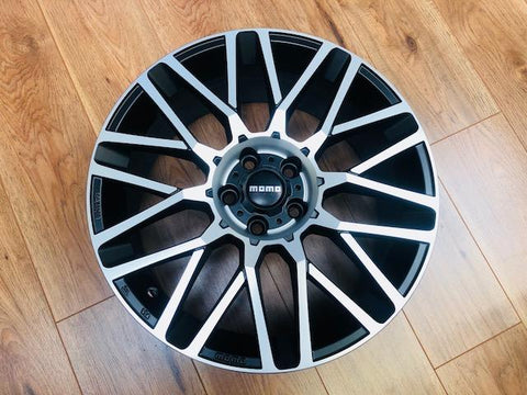 Momo 18" Revenge Alloy Wheels Black / Polished for T5 T5.1 T6