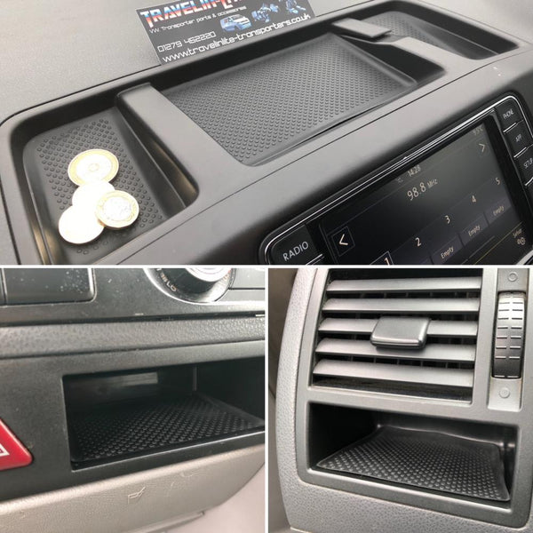 T5.1 Transporter Dash Mats Rubber Inserts Genuine X6 Brand New