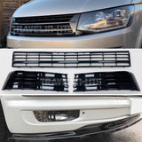 T6 Gloss Black Badgeless Grille, Lower Grille 3pcs, Splitter Styling Kit NEW