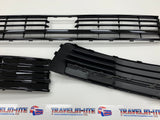 T6 Lower Gloss Black Grilles 3pcs For Vehicles With Radar Sensor 15 Onwards