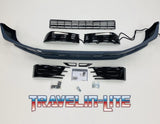 T6 Sportline Lower Spoiler & Gloss Black Lower Grilles With DRL Kit NEW
