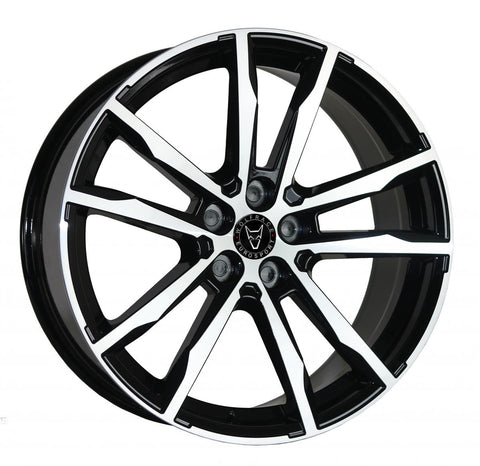 WOLFRACE DORTMUND 20” WHEELS (GLOSS BLACK POLISHED)