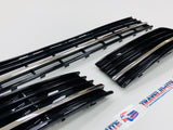 T6 Transporter Gloss Black Lower Grilles 3pcs With Chrome Trims Brand New