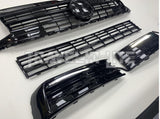 T6 Sportline Lower Spoiler & Gloss Black Upper + Lower Grilles, DRL, Badges