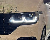 T6.1 LED DRL Headlights Black Edition (With Philips Racing vision bulbs)