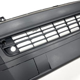 T5.1 satin black commercial front bumper with inserts