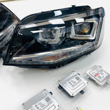 Caddy MK4 15-19 Genuine VW DRL Xenon Headlights (Includes all modules & Osram bulbs) RHD