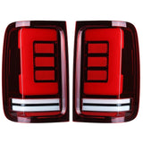 Amarok full LED rear lights with dynamic indicator RED / TINTED