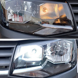 T6 LED DRL Headlight Upgrade Bulbs Built In Fan Superb Quality