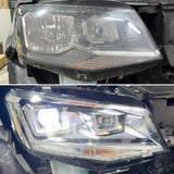 Caddy MK4 15-19 Genuine VW DRL Xenon Headlights (Includes all modules & Osram bulbs) RHD