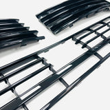 T6 Lower Gloss Black Grilles 3pcs For Vehicles With Radar Sensor & Parking sensors 15 Onwards