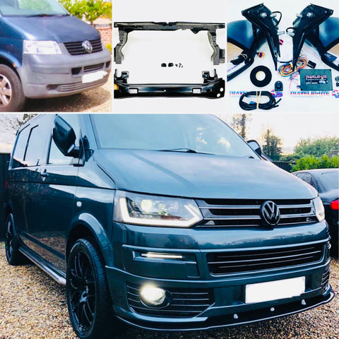 T5 To T5.1 Premium facelift kit (With power fold mirrors, front panel, bumper reinforcement)