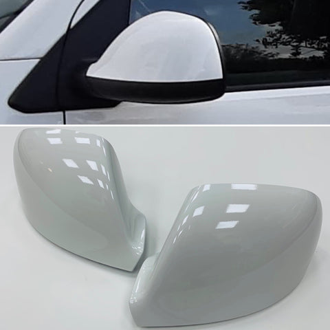 Amarok Candy White Mirror Covers / Caps Pair