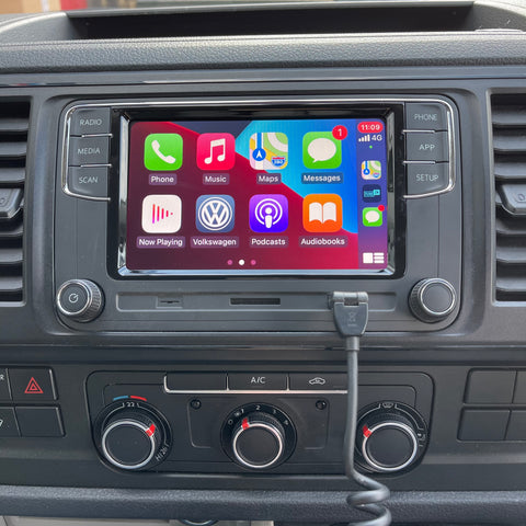 VW T6 RCD360+ With Apple Car Play / Android Auto 6.5" Factory Fit Transporter 2015 - 2019