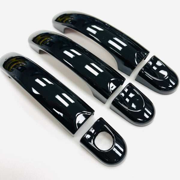 For 2018-2025 Toyota Camry GLOSS BLACK Door Handle COVERS With 2 Smart