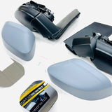 Caddy Life Aftermarket wing mirrors upgrade Manual (fits 2004 Onwards) primed covers
