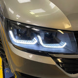 T6 To T6.1 Premium Facelift Kit (TL Splitter, DRL Headlights, Gloss Black Grilles)