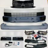 T6 Front & rear smooth primed bumpers, grille, drl kit, led fog kit