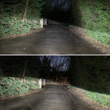 T6 LED headlight bulb package (H11 & H1) for use with aftermarket DRL headlights only