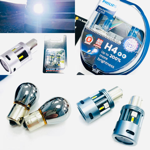 T5.1 Upgraded Headlight Bulbs - Philips Racing Vision